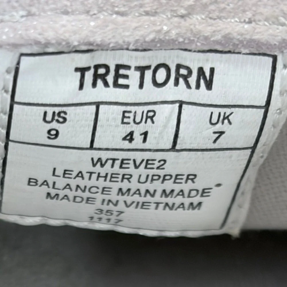 NWT‎ Tretorn Eve 2 Suede Espadrille Platform Sneakers Metallic Beige 9